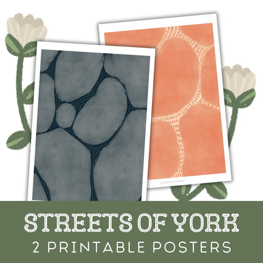 Streets Of York: Two Printable Posters