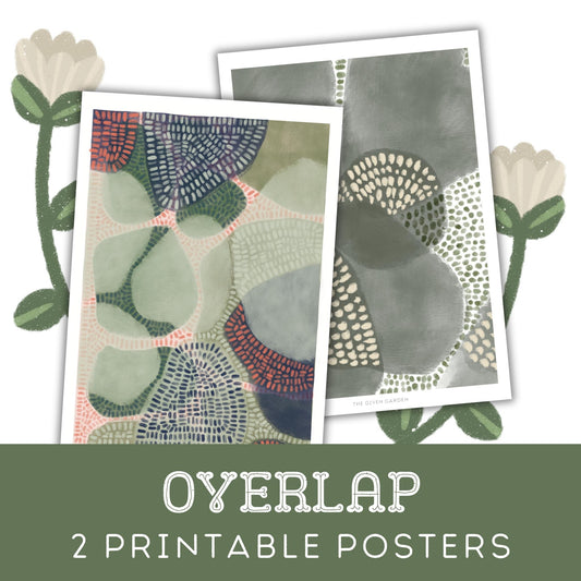 Overlap: Two Printable Posters