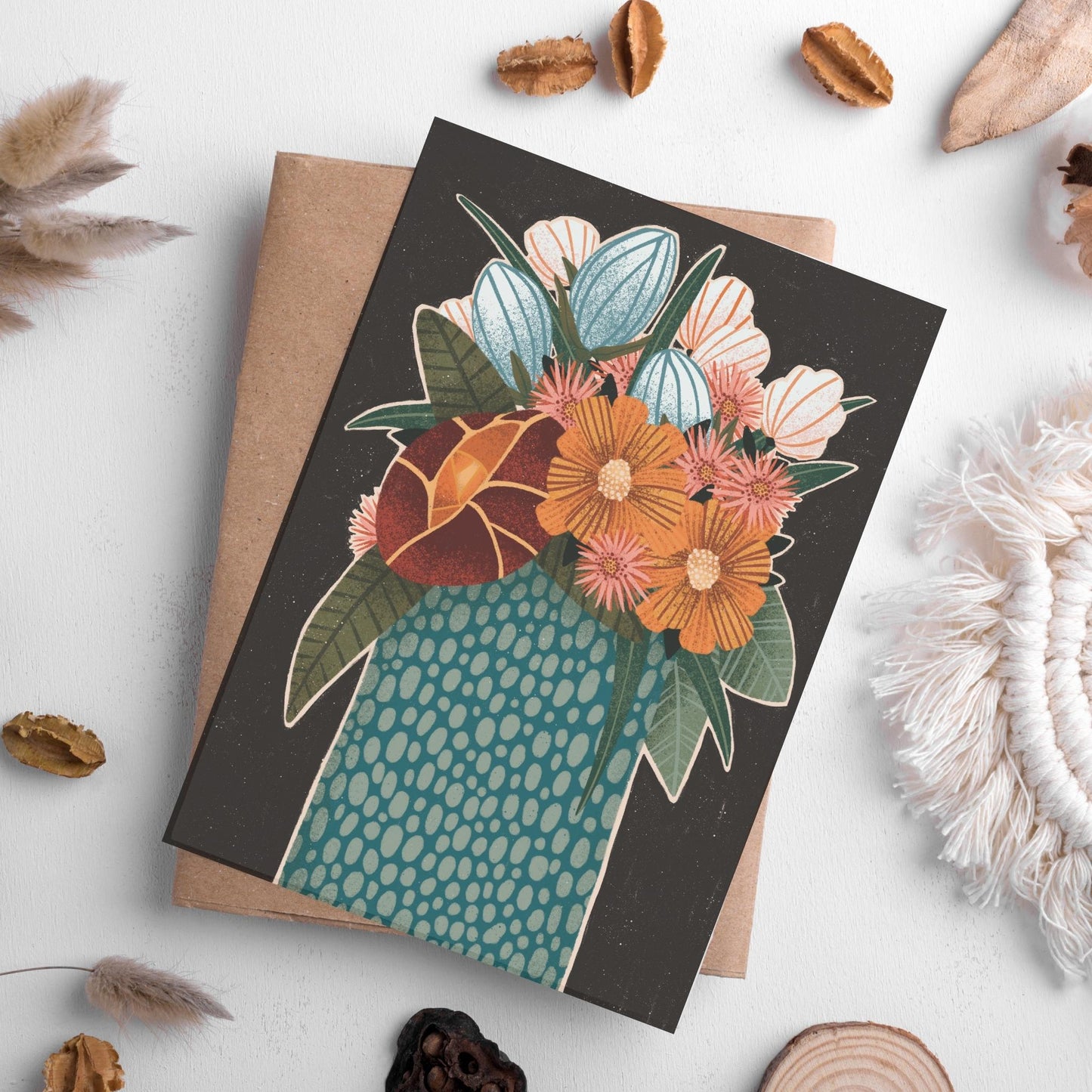 Floral Collection: Four Printable Greeting Cards