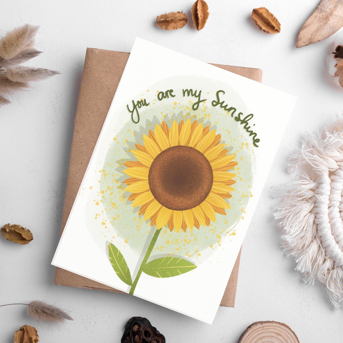 My Sunshine: One Printable Greeting Card