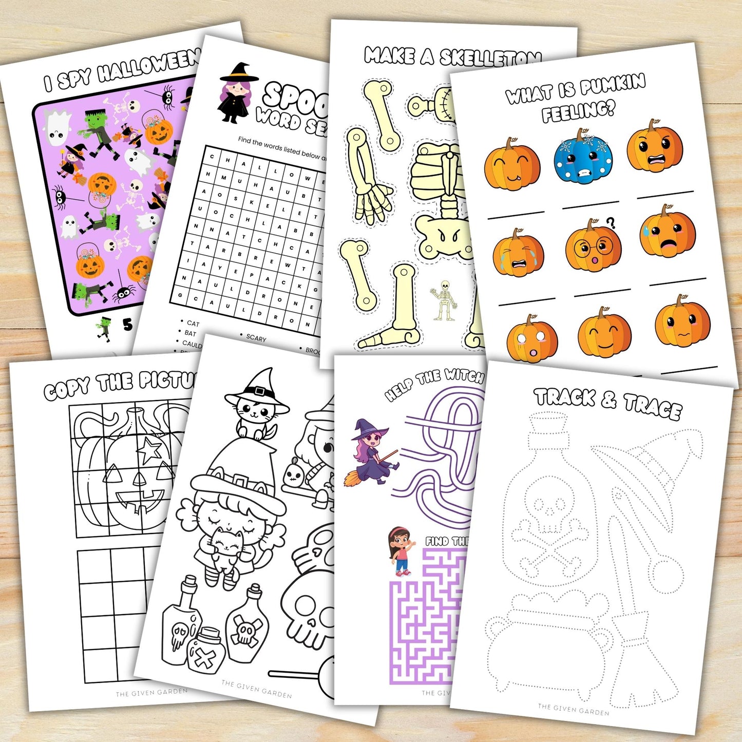 Halloween Activity Bundle: 30 Printable Pages