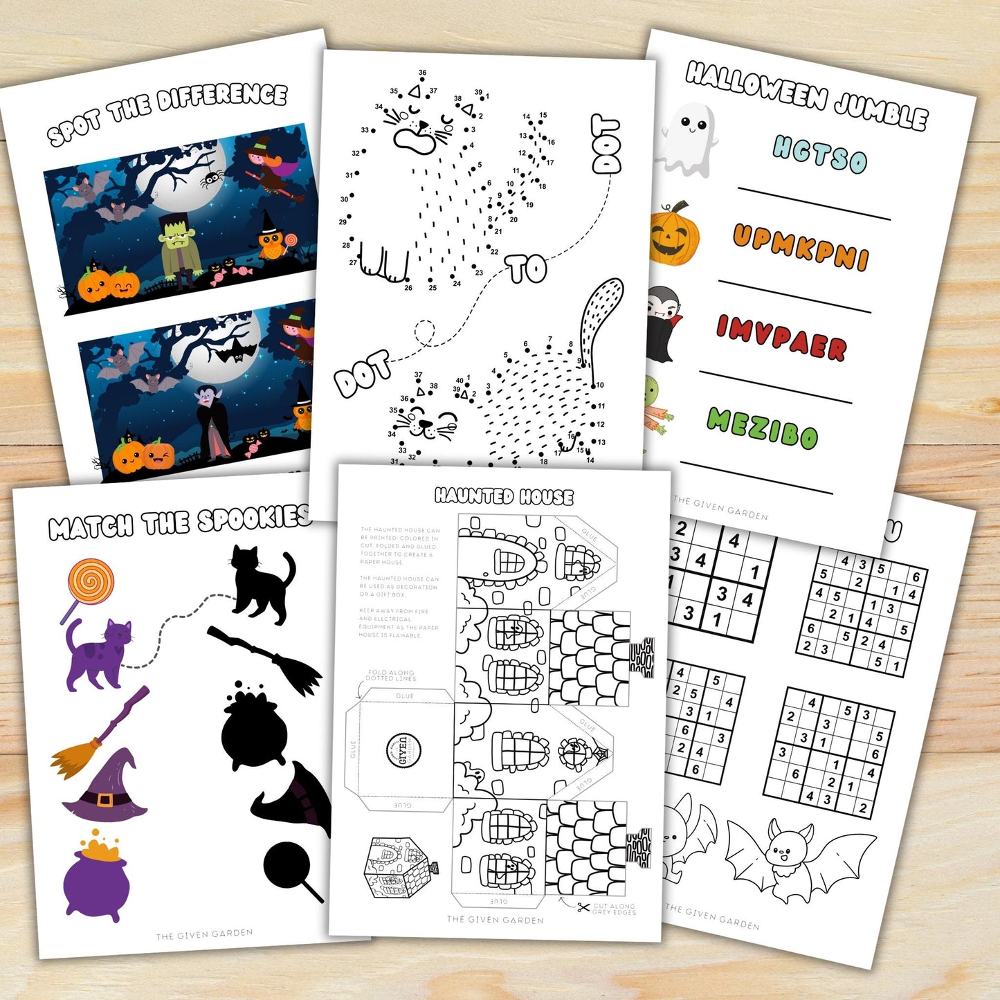 Halloween Activity Bundle: 30 Printable Pages