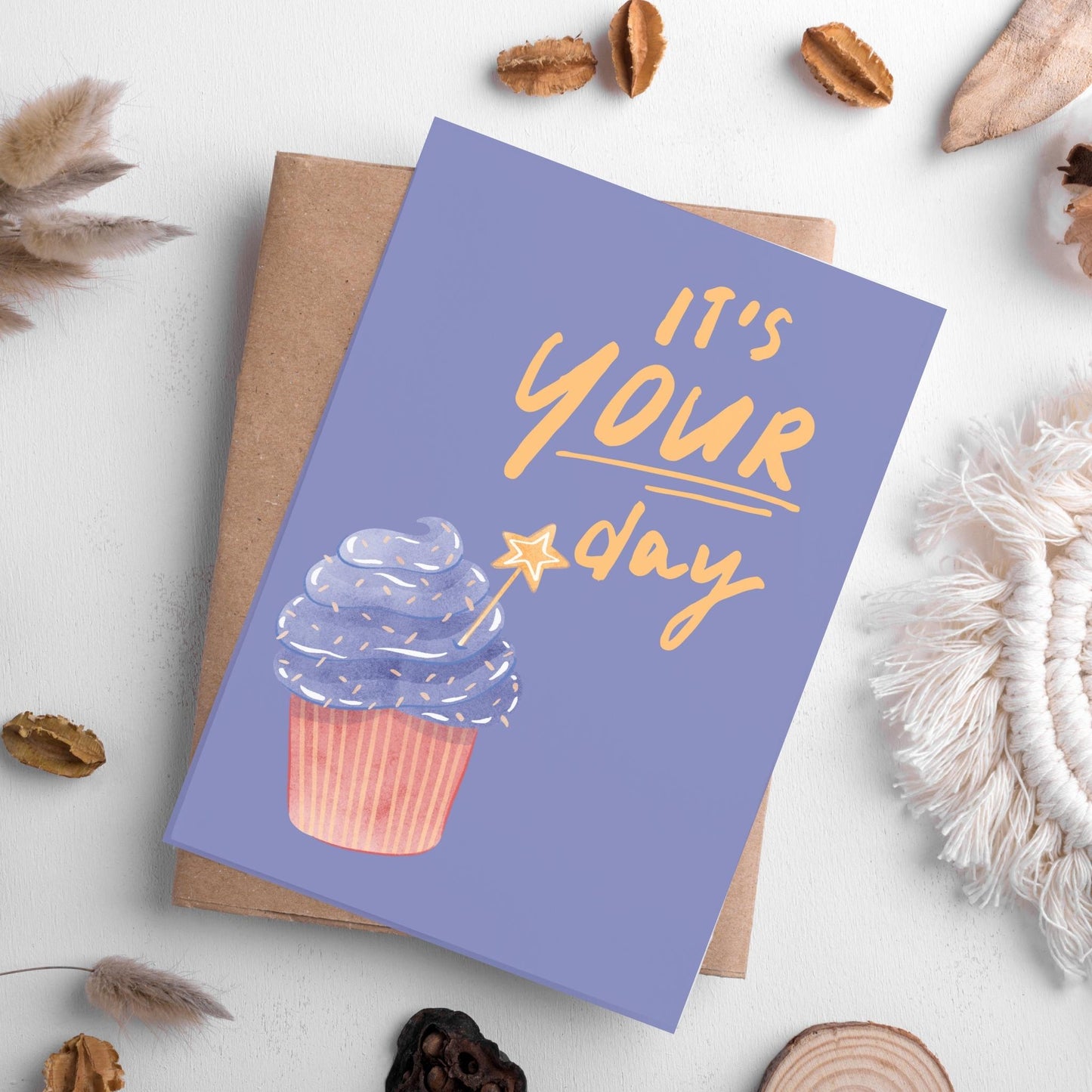 It's Your Day: Four Printable Birthday Cards