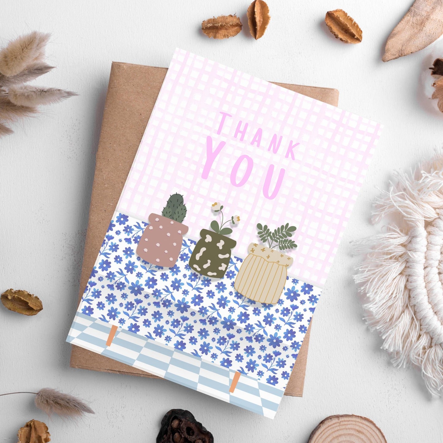 Thank You: Four Printable Greeting Cards