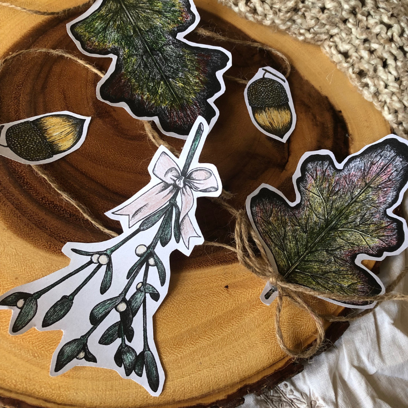 Nature Garland 1: A Nature Themed Paper Bunting Craft