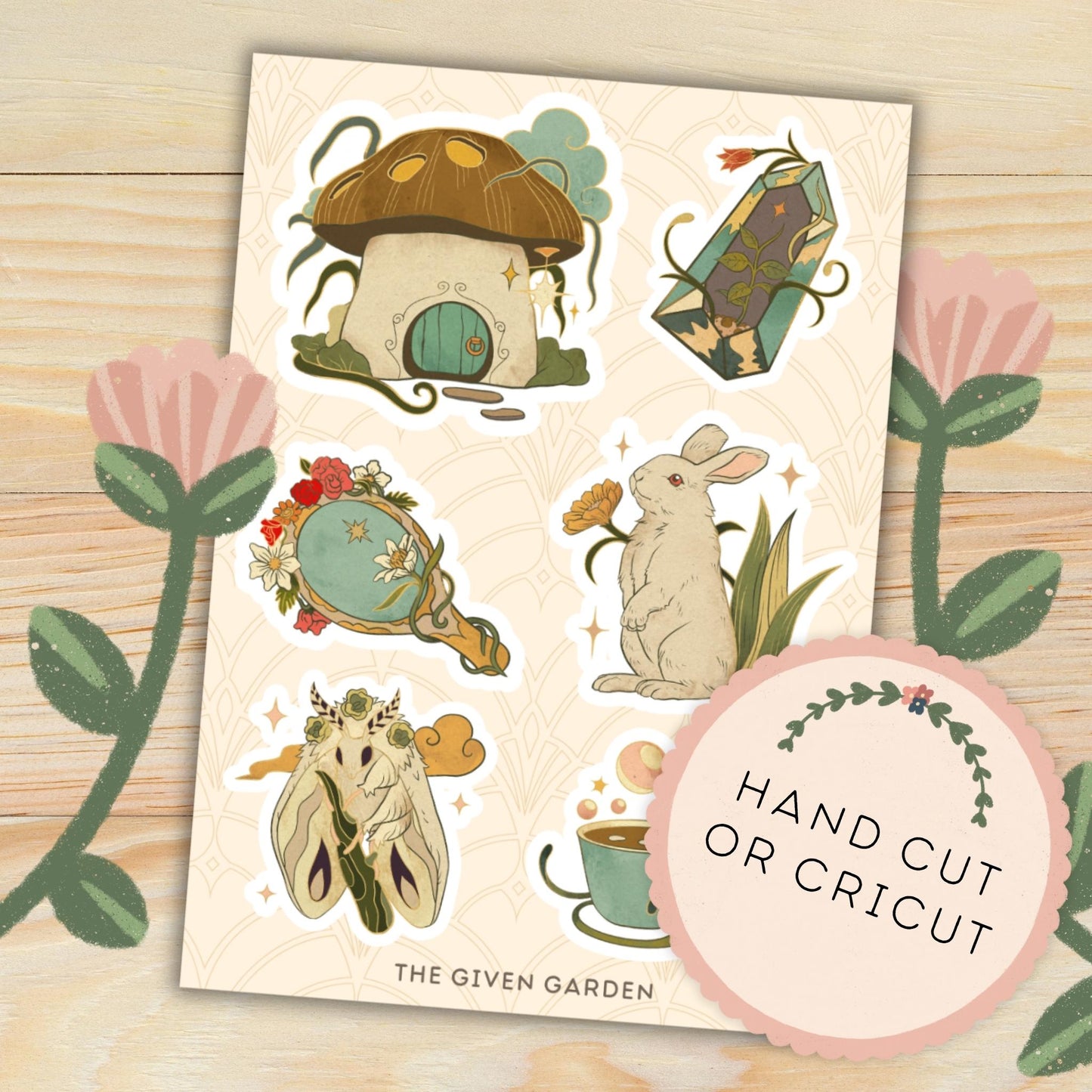 Magic Moments: One Print Then Cut Sticker Sheet