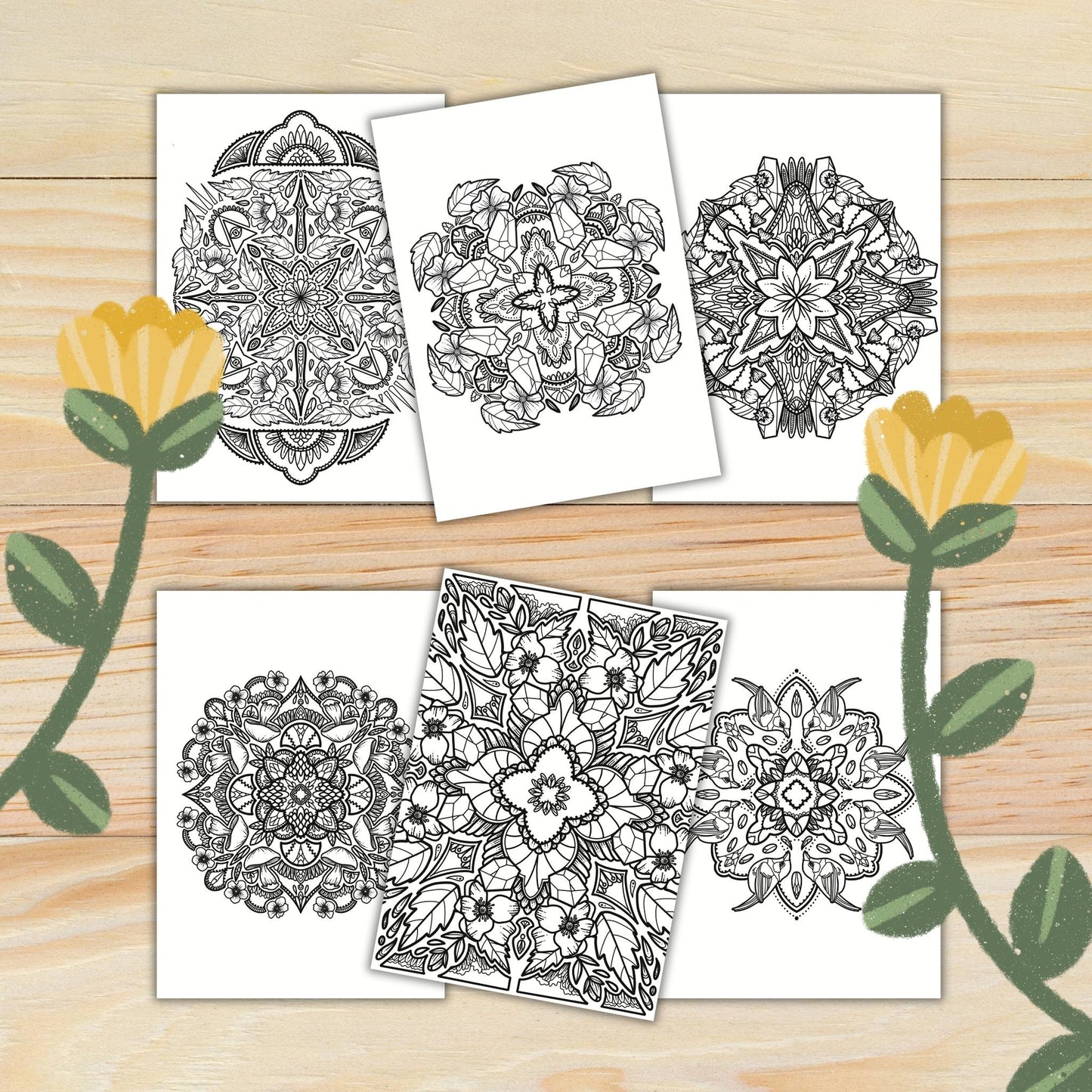 Mandala Lovers: 30 Printable Colouring Pages for Adults