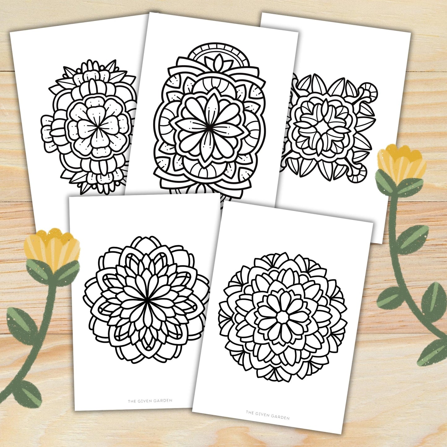 Bold Mandala 2: 30 Printable Colouring Pages