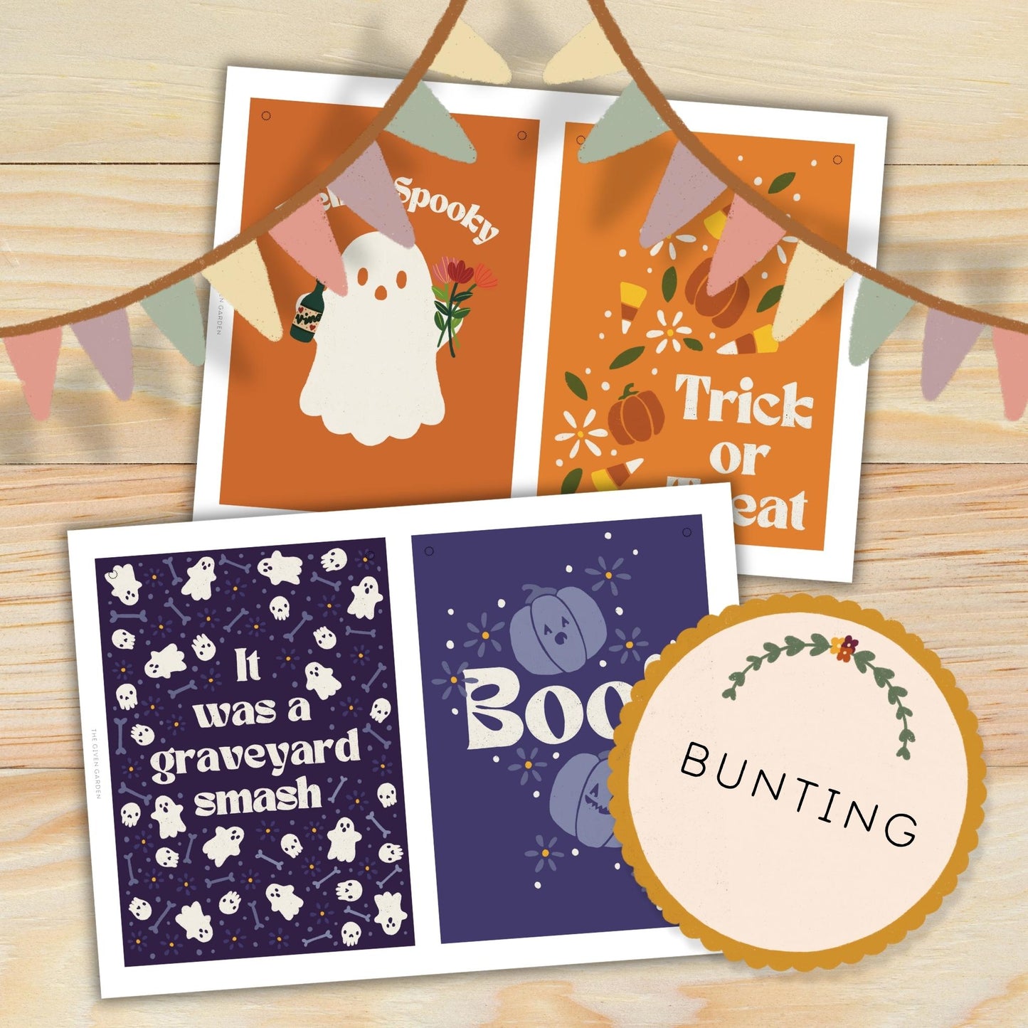 Feeling Spooky: Four Printable Posters & Bunting